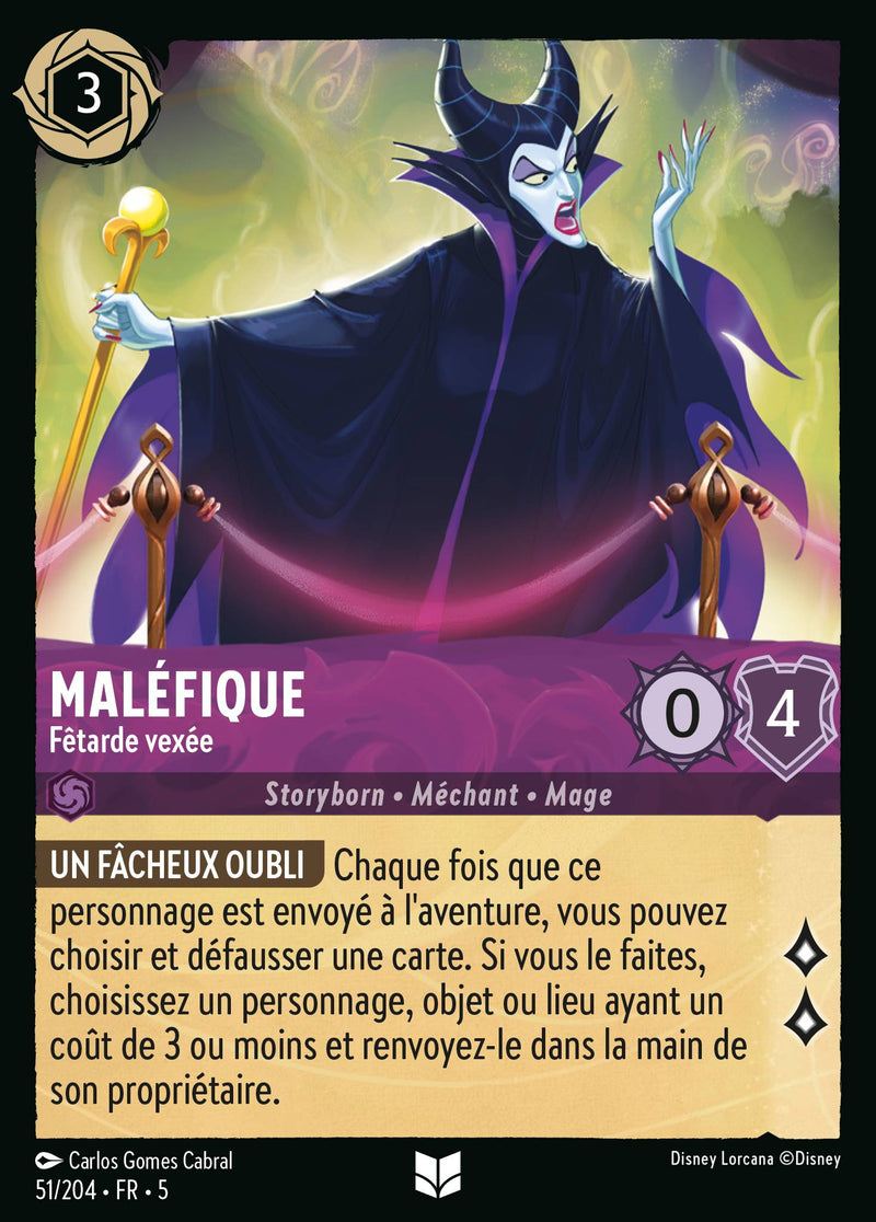 051/204 - Maléfique - Fêtarde vexée