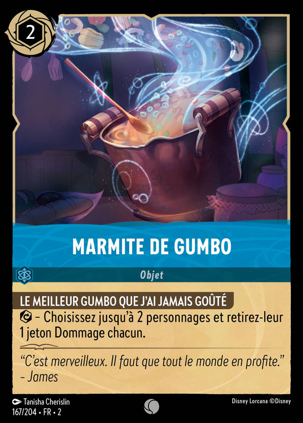 Marmite de Gumbo — Carte Disney Lorcana 167 L'Ascension des Floodborn