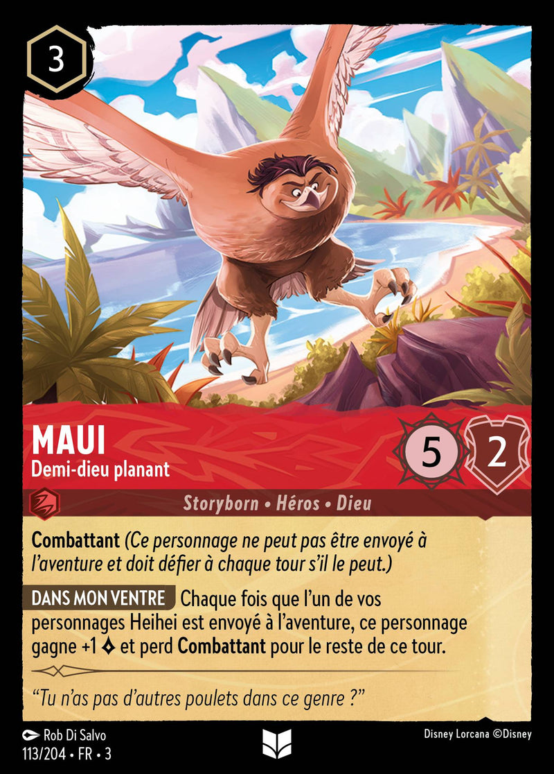 113/204 - Maui - Demi-dieu planant
