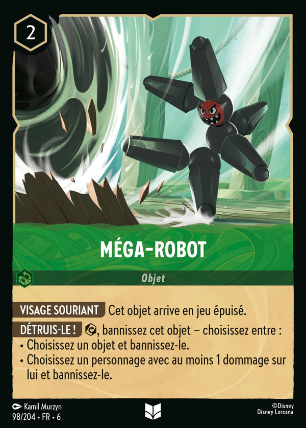 Méga-Robot — Carte Disney Lorcana 98 La Mer Azurite