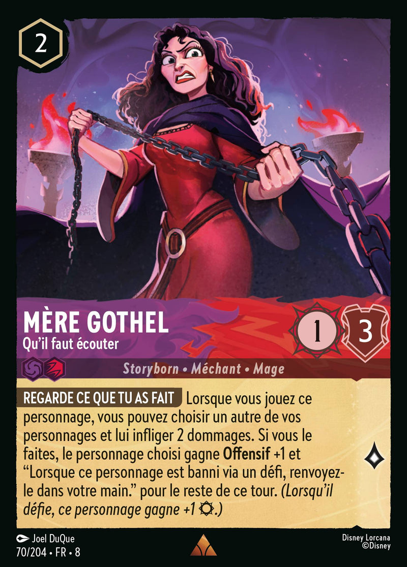 070/204 - Mère Gothel - Qu'il faut écouter