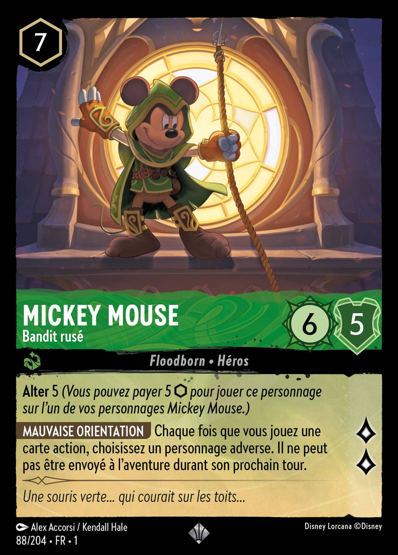 088/204 - Mickey Mouse - Bandit rusé