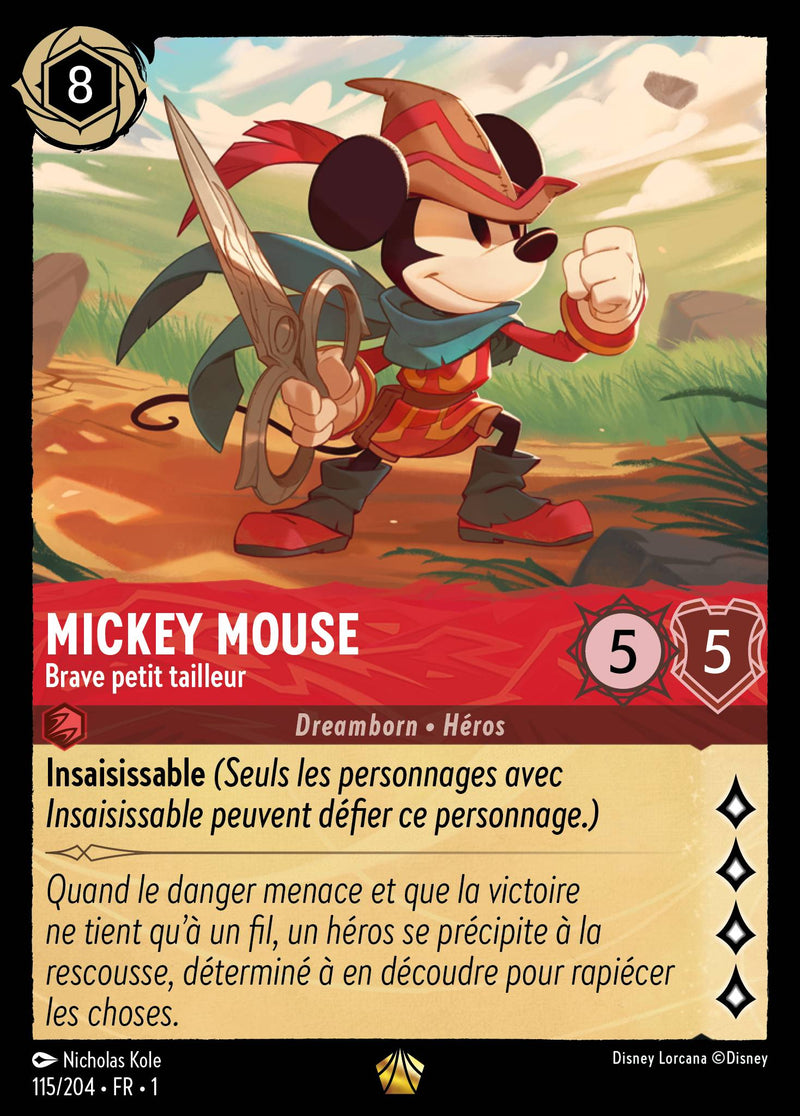 115/204 - Mickey Mouse - Brave petit tailleur
