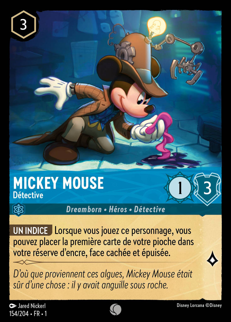 154/204 - Mickey Mouse - Détective