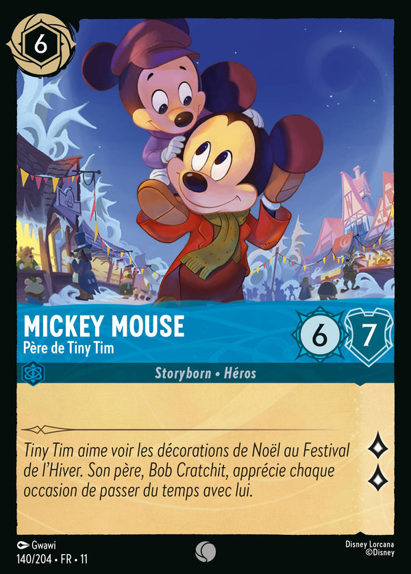 Mickey Mouse - Père de Tiny Tim — Carte Disney Lorcana 140 Givresort