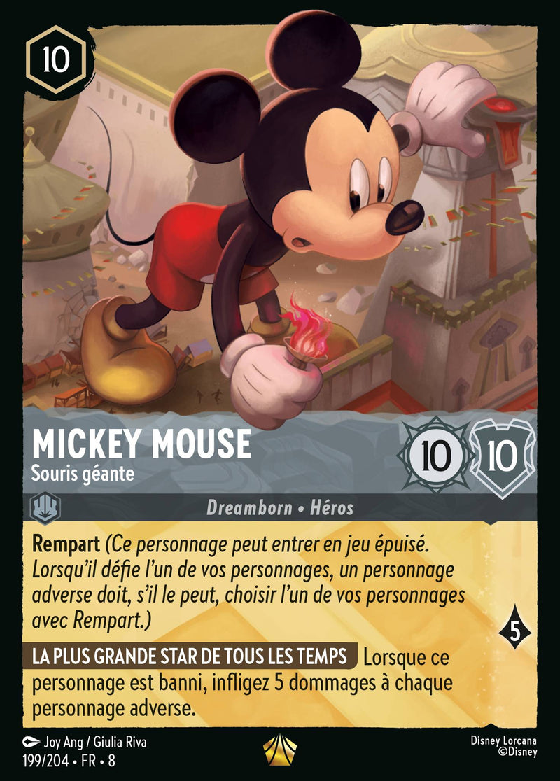 199/204 - Mickey Mouse - Souris géante
