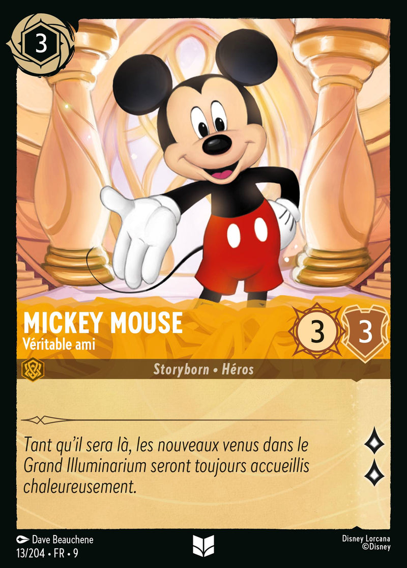 013/204 - Mickey Mouse - Véritable ami