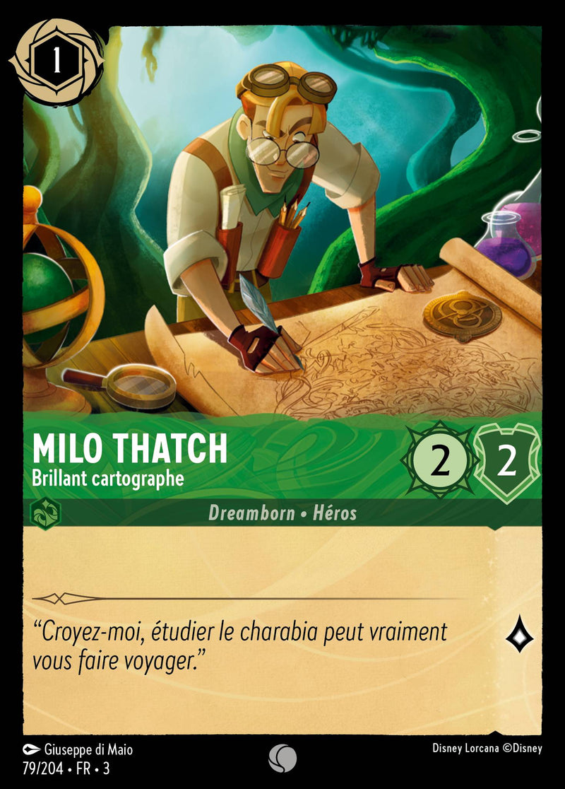 079/204 - Milo Thatch - Brillant cartographe