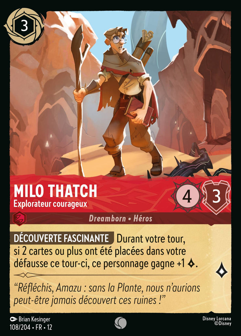 108/204 - Milo Thatch - Explorateur courageux
