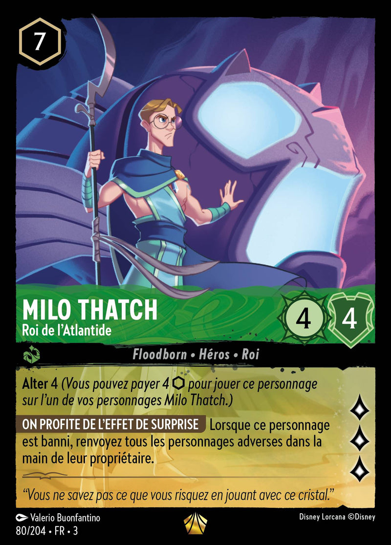 080/204 - Milo Thatch - Roi de l'Atlantide