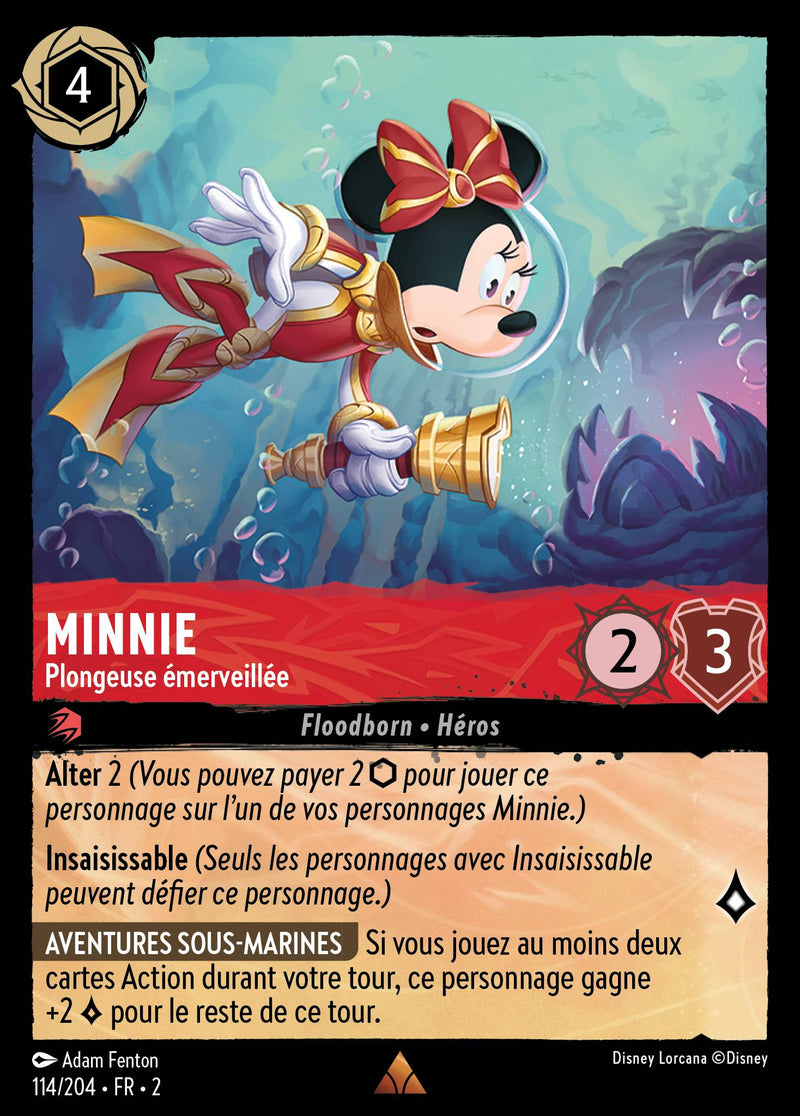 114/204 - Minnie - Plongeuse émerveillée