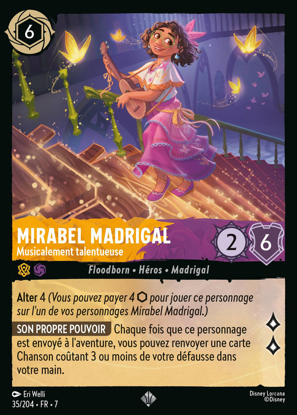 Mirabel Madrigal - Musicalement talentueuse — Carte Disney Lorcana 35 L'île d'Archazia