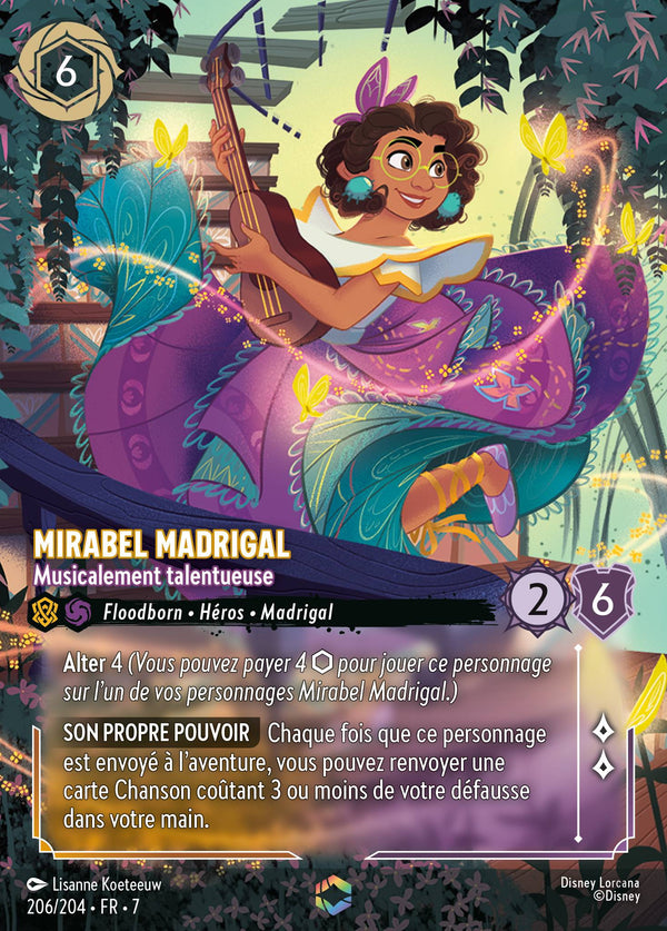 Mirabel Madrigal - Musicalement talentueuse — Carte Disney Lorcana 206 L'île d'Archazia