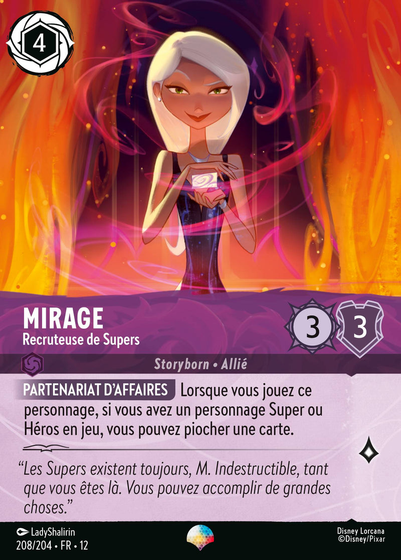 208/204 - Mirage - Recruteuse de Supers