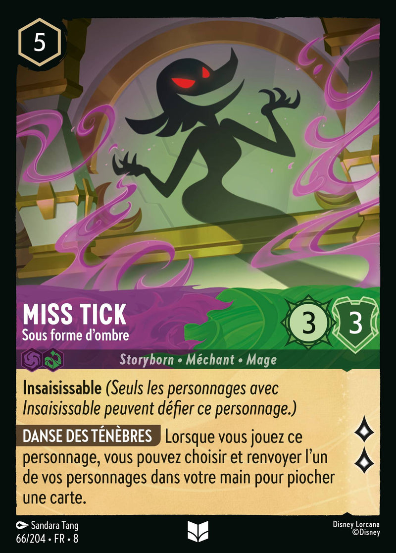 066/204 - Miss Tick - Sous forme d'ombre