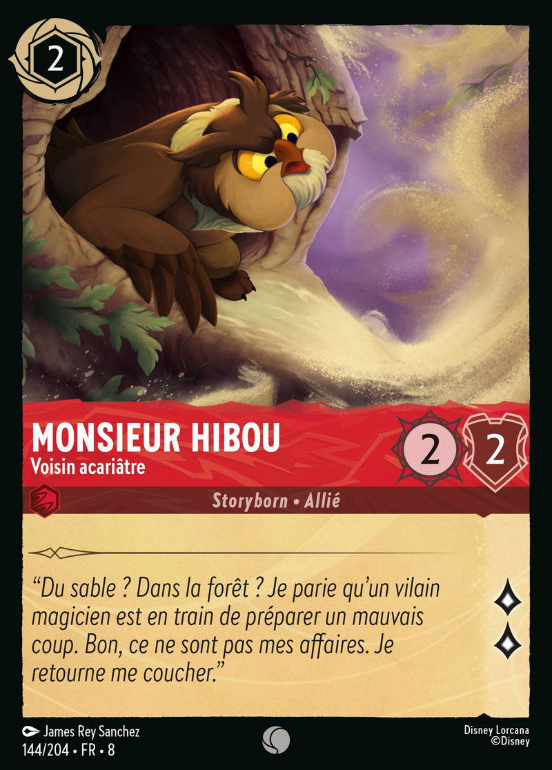 144/204 - Monsieur Hibou - Voisin acariâtre