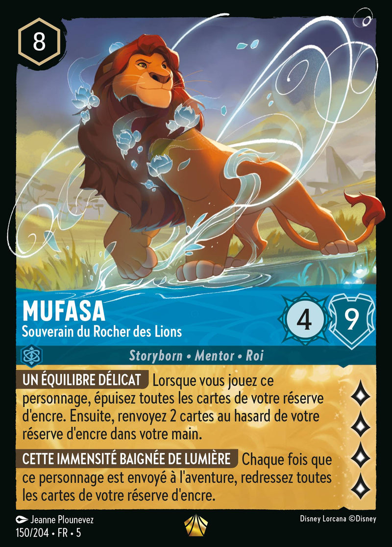 150/204 - Mufasa - Souverain du Rocher des Lions