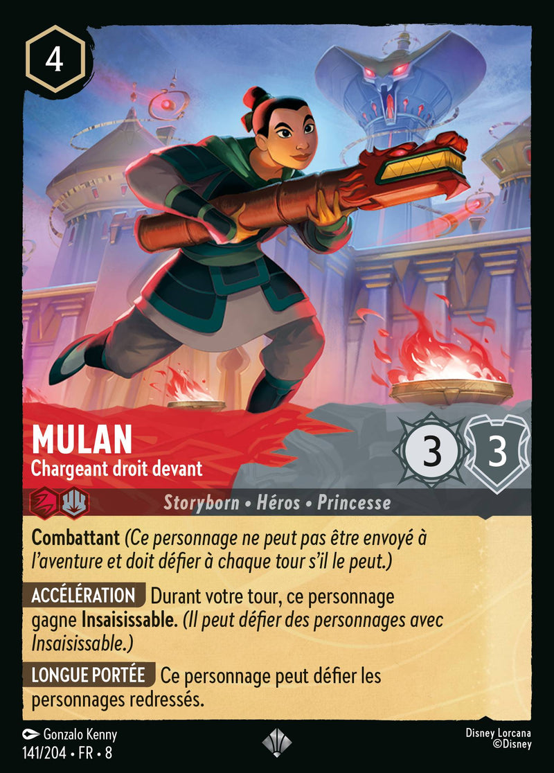 141/204 - Mulan - Chargeant droit devant