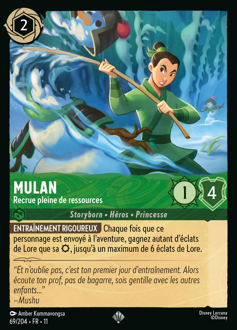 069/204 - Mulan - Recrue pleine de ressources