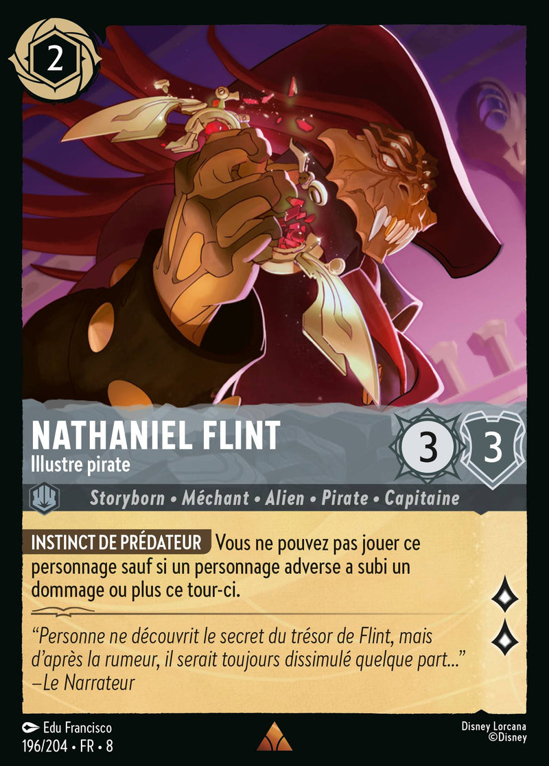 196/204 - Nathaniel Flint - Illustre pirate