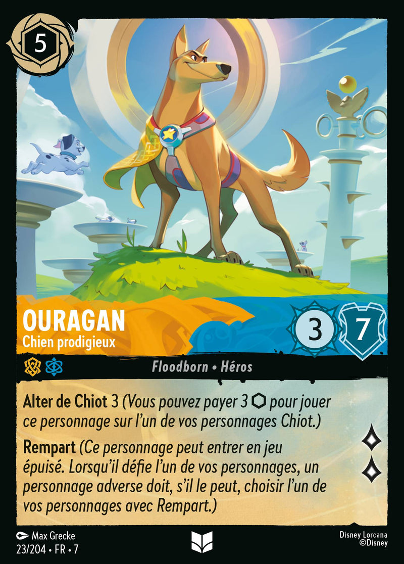 023/204 - Ouragan - Chien prodigieux
