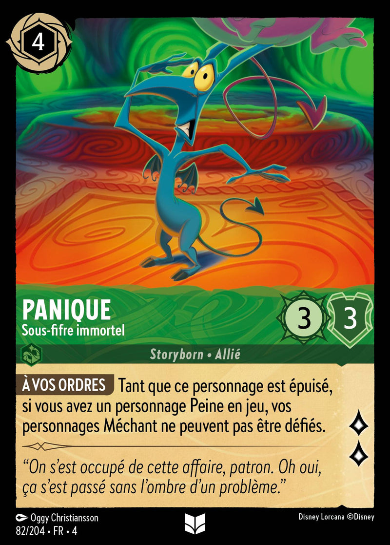 082/204 - Panique - Sous-fifre immortel