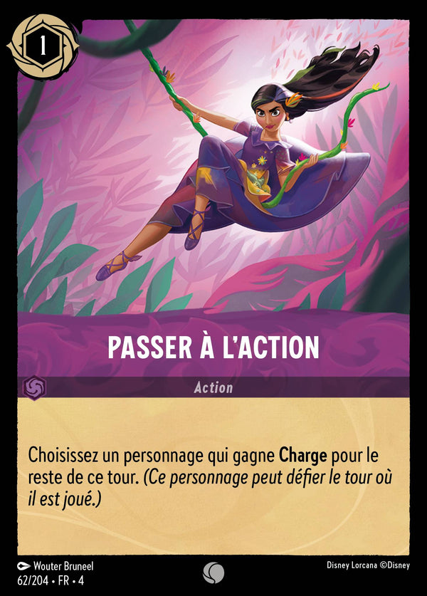 Passer à l'action — Carte Disney Lorcana 62 Le Retour d'Ursula