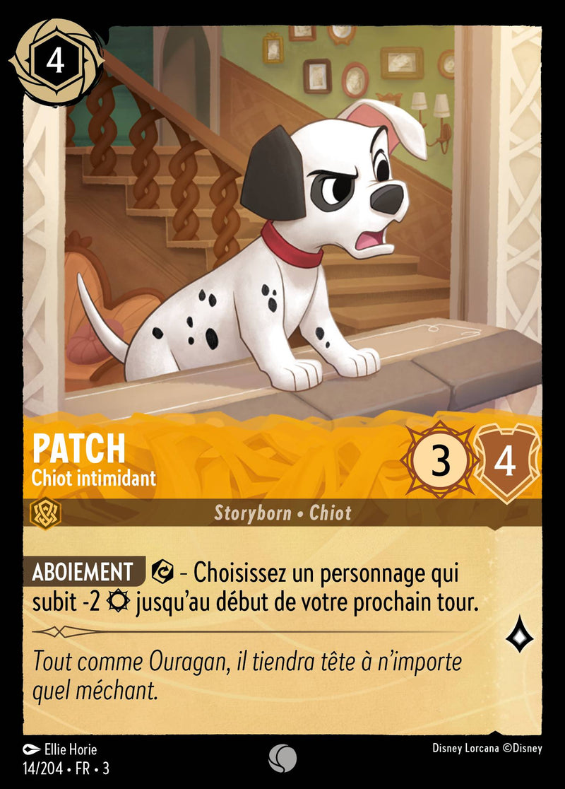 014/204 - Patch - Chiot intimidant