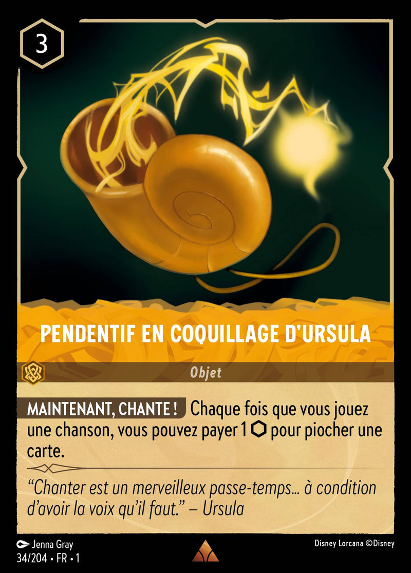 034/204 - Pendentif en coquillage d'Ursula