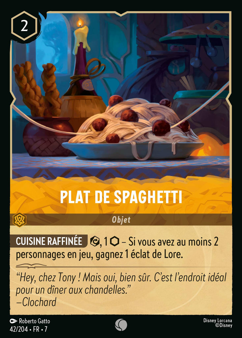 042/204 - Plat de spaghetti