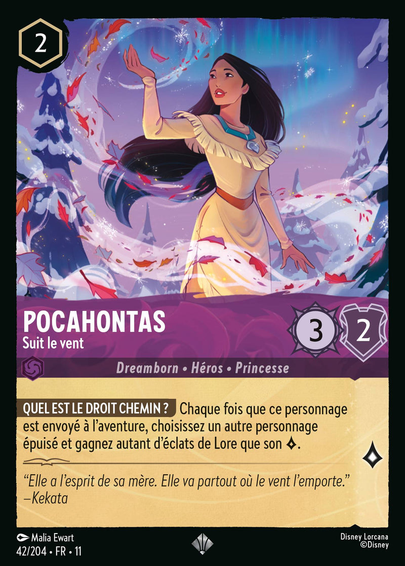 042/204 - Pocahontas - Suit le vent