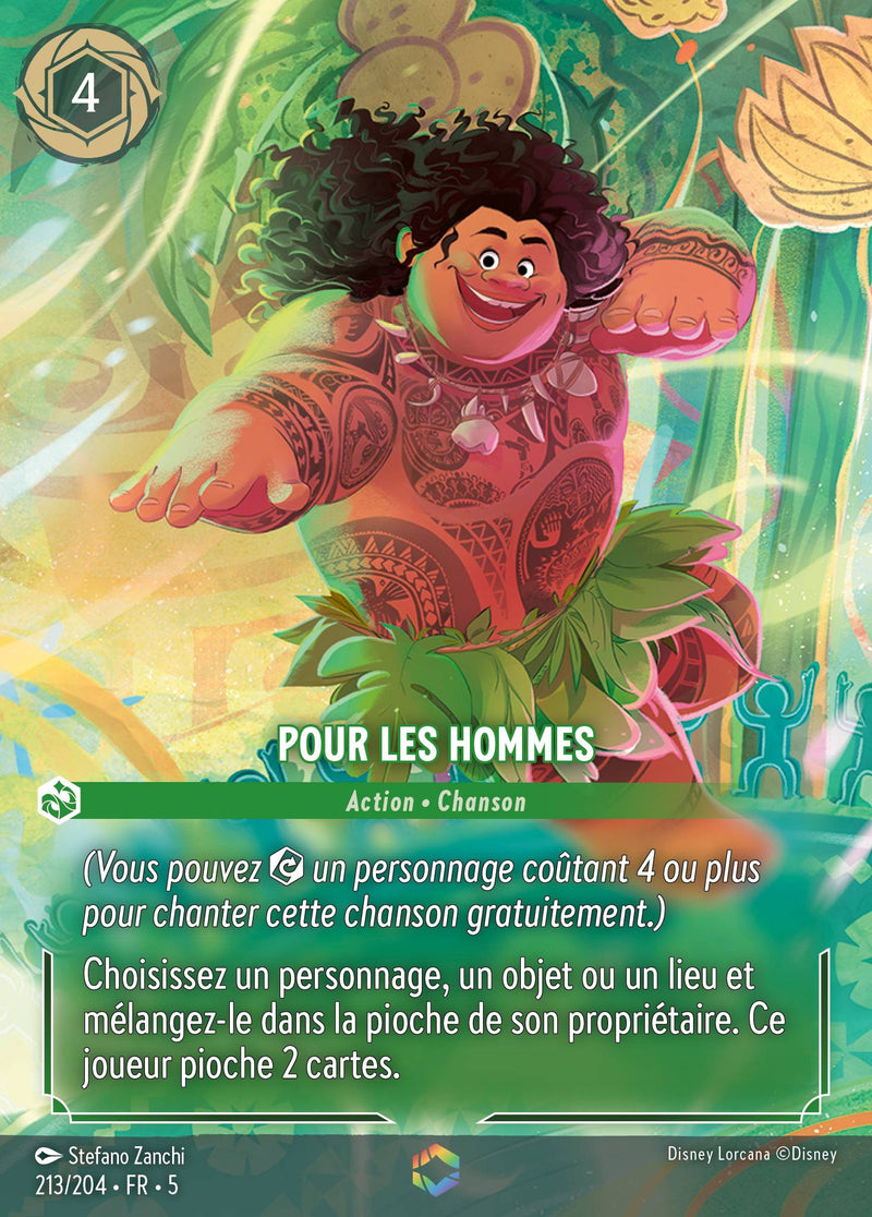 213/204 - Pour les hommes