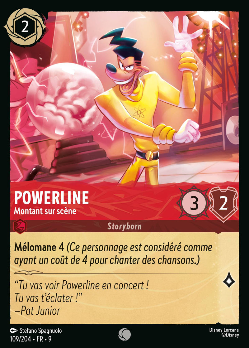 109/204 - Powerline - Montant sur scène