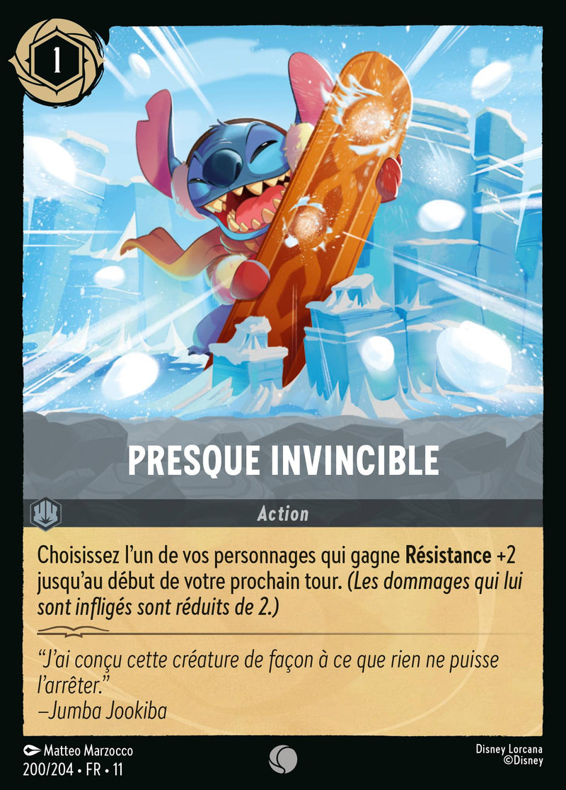 200/204 - Presque invincible
