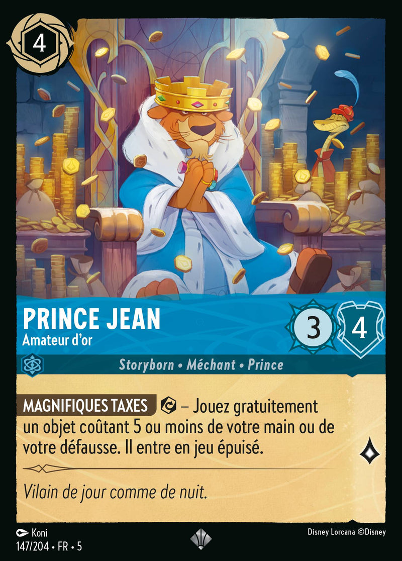 147/204 - Prince Jean - Amateur d'or