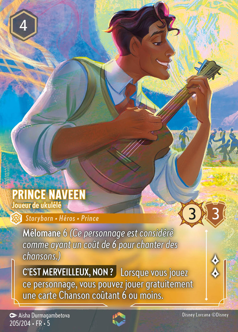 205/204 - Prince Naveen - Joueur de ukulélé