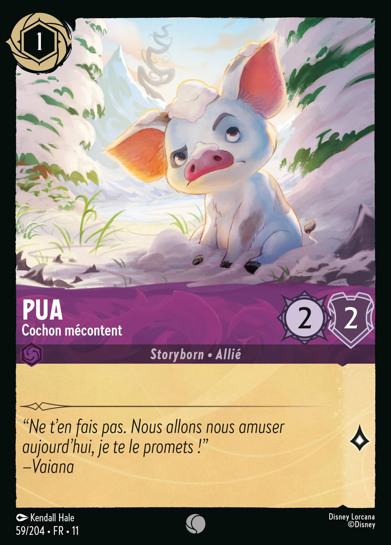059/204 - Pua - Cochon mécontent