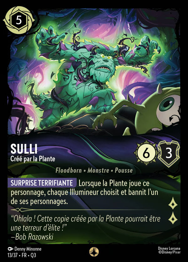 Sulli - Créé par la Plante — Carte Disney Lorcana 13/37 Quête des Illumineurs: Équipe Miel à la Rescousse