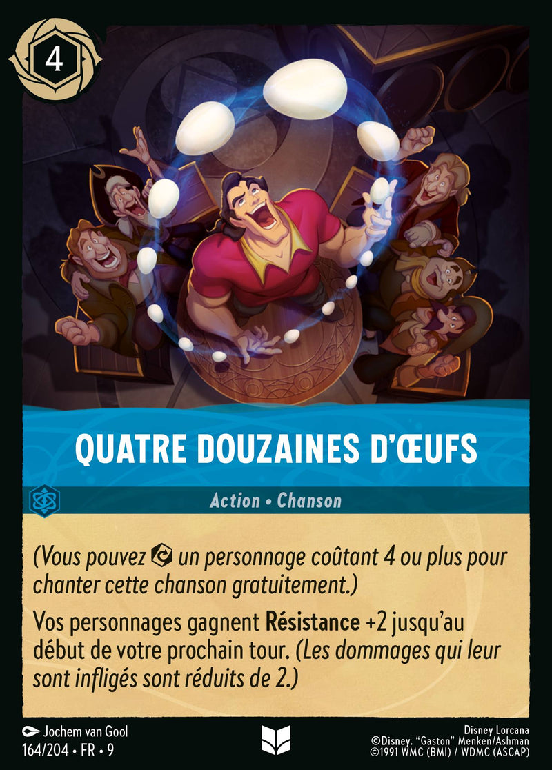 164/204 - Quatre douzaines d'œufs