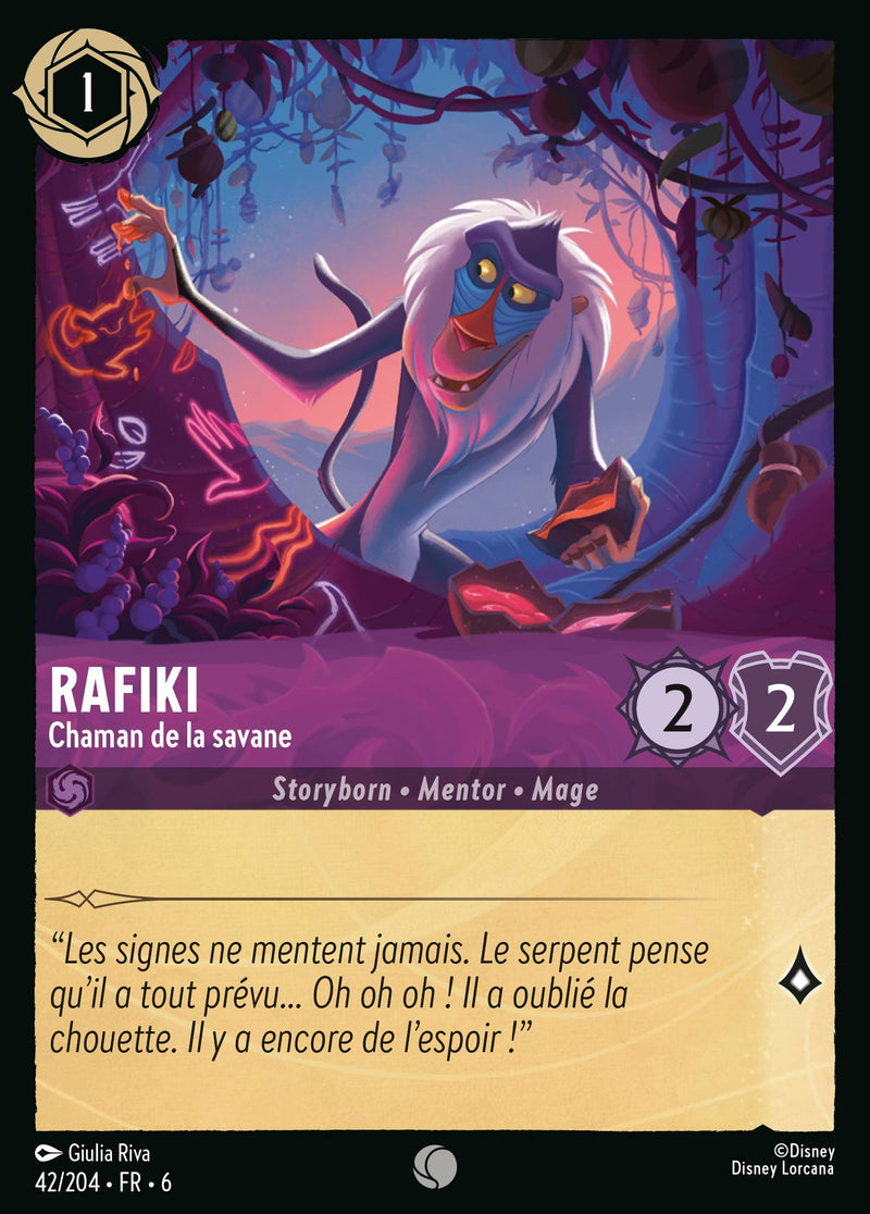 042/204 - Rafiki - Chaman de la savane