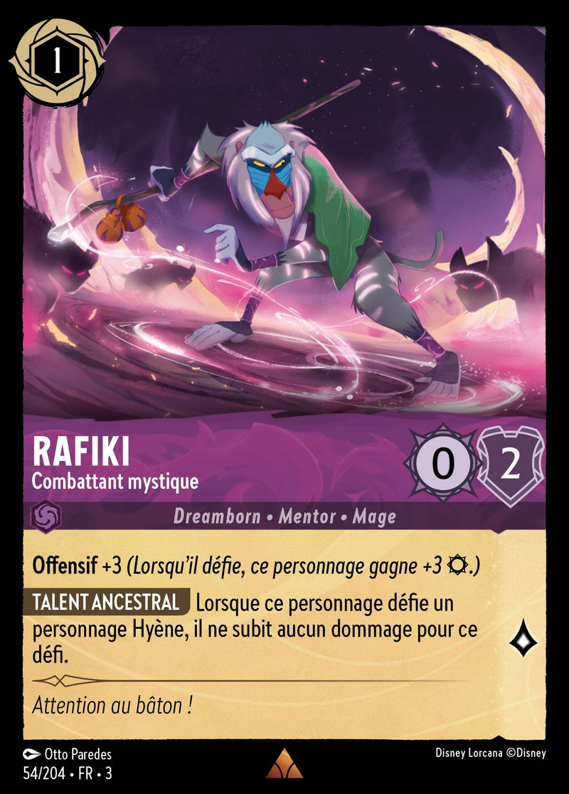 054/204 - Rafiki - Combattant mystique
