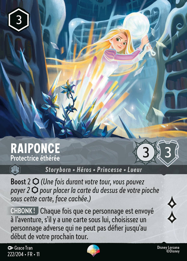 Raiponce - Protectrice éthérée — Carte Disney Lorcana 222 Givresort