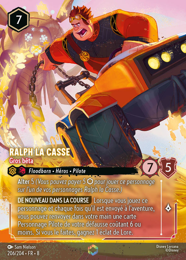 Ralph la Casse - Gros bêta — Carte Disney Lorcana 206 Le Règne de Jafar