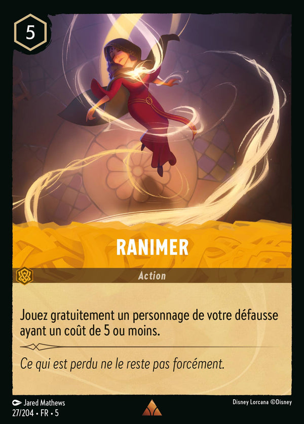 Ranimer — Carte Disney Lorcana 27 Ciel Scintillant