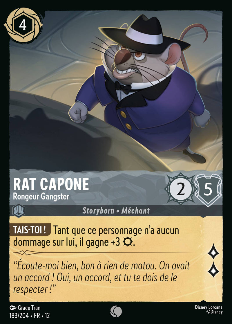 183/204 - Rat Capone - Rongeur Gangster