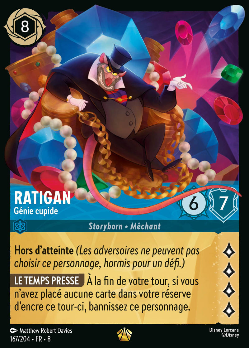 167/204 - Ratigan - Génie cupide