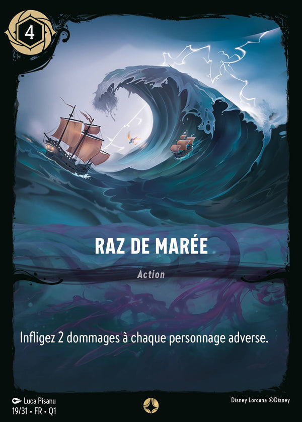Raz de Marée — Carte Disney Lorcana 19 Quête des Illumineurs - Menace des profondeurs