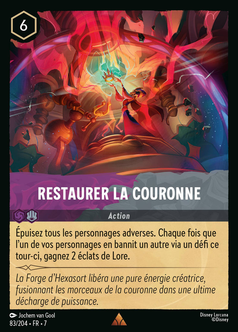 083/204 - Restaurer la Couronne