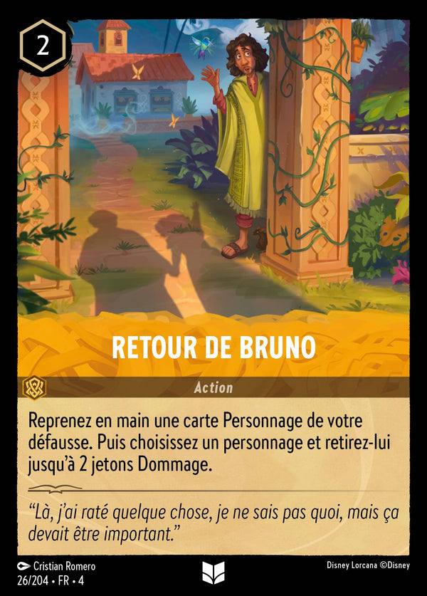 Retour de Bruno — Carte Disney Lorcana 26 Le Retour d'Ursula