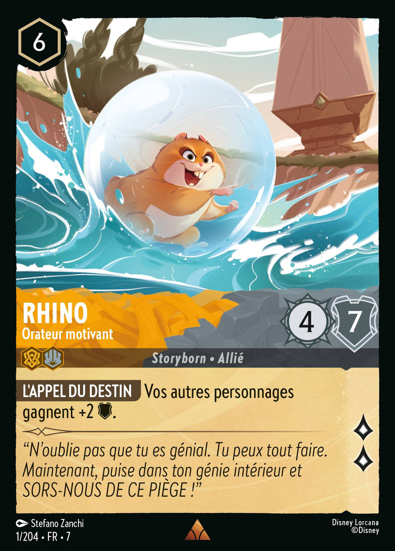 001/204 - Rhino - Orateur motivant